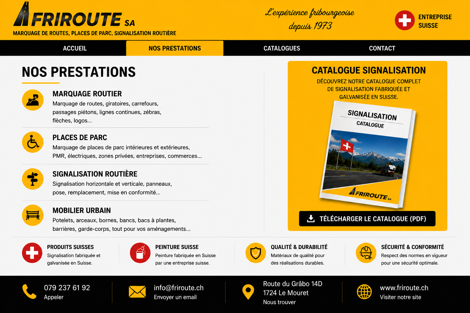 Prestations Friroute SA